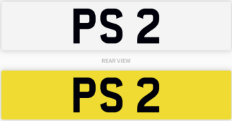 Private Number Plate PS 2