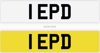 Private Number Plate 1 EPD
