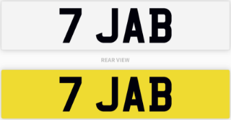 Private Number Plate 7 JAB
