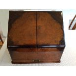 Victorian Walnut Desk Tidy/ Work Box