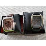 2 New Men's Quarts Watches