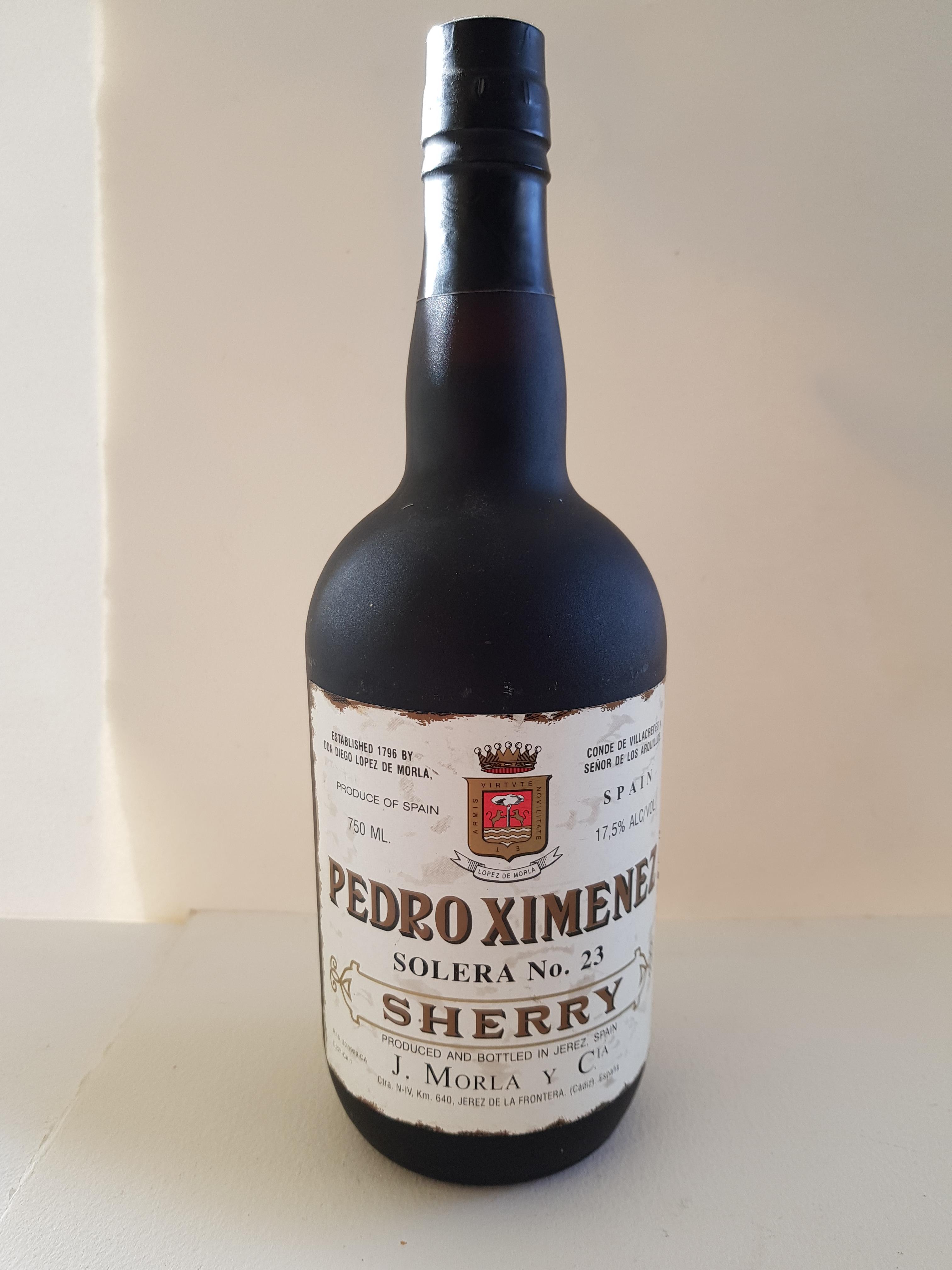 1970's Pedro Ximenez Solera No. 23 Sherry - Image 2 of 2