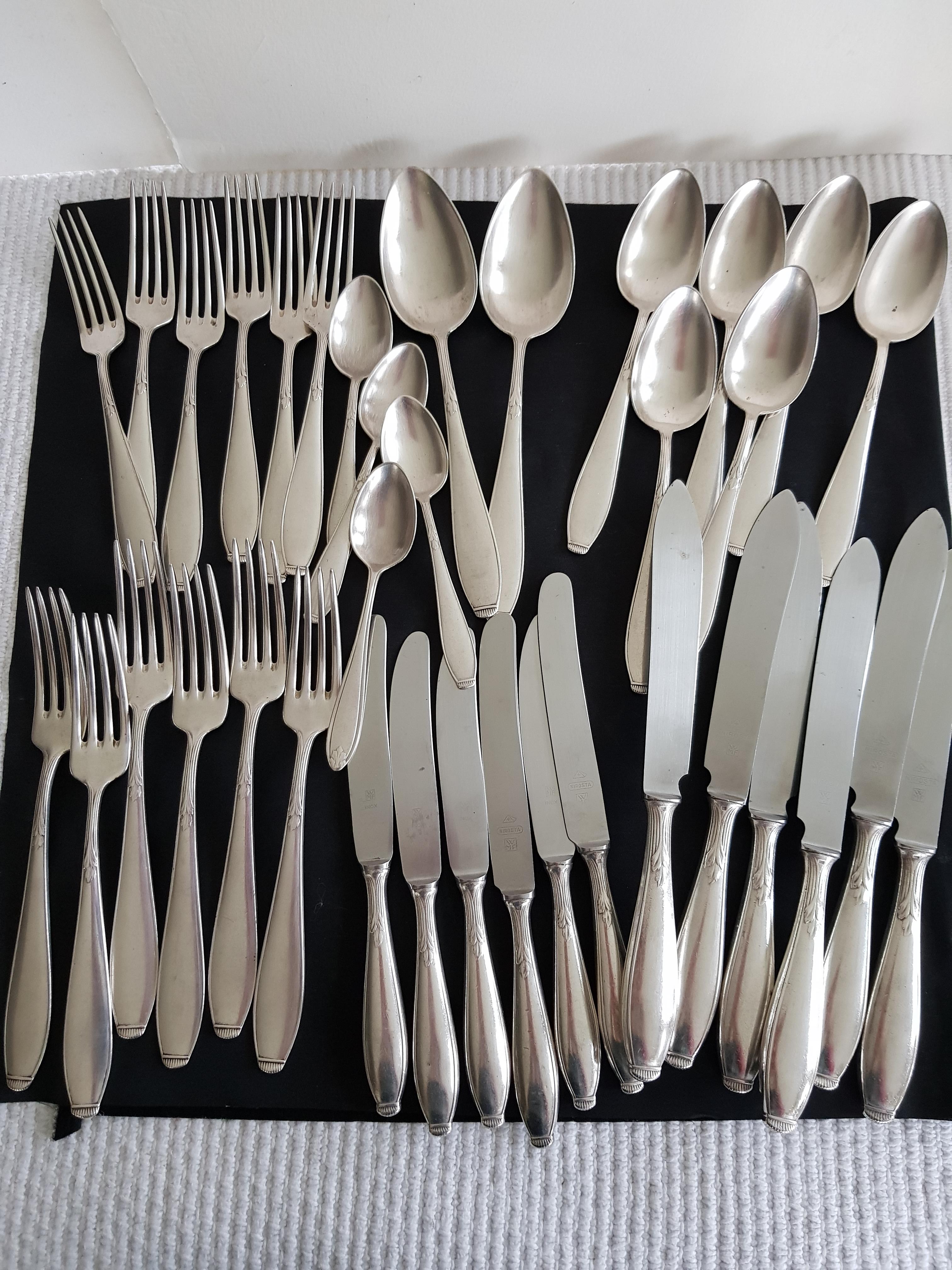 36 piece WMF, German, Cutlery Set.