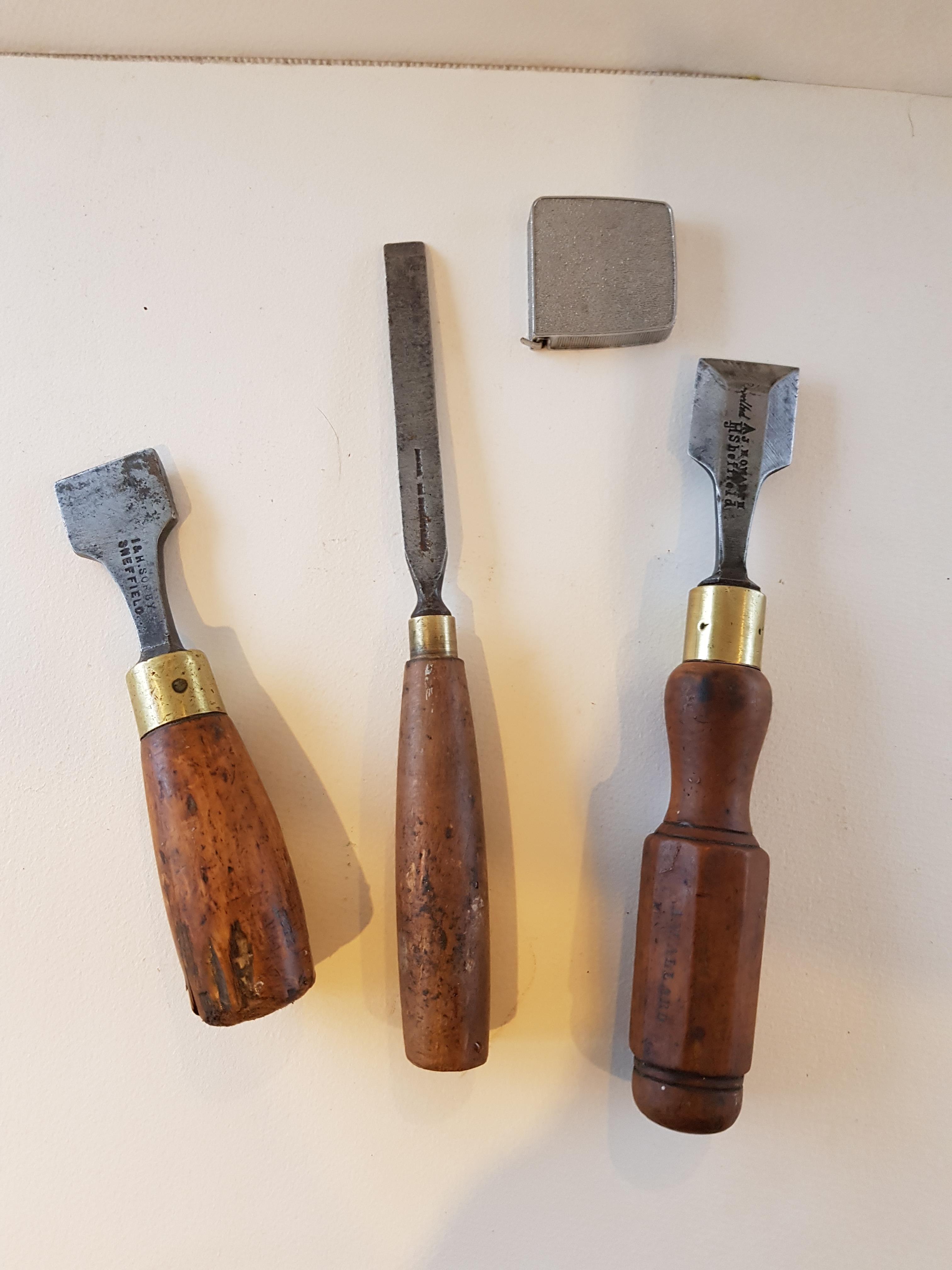 Vintage Woodworking Chisels