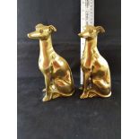 Solid Brass Greyhounds