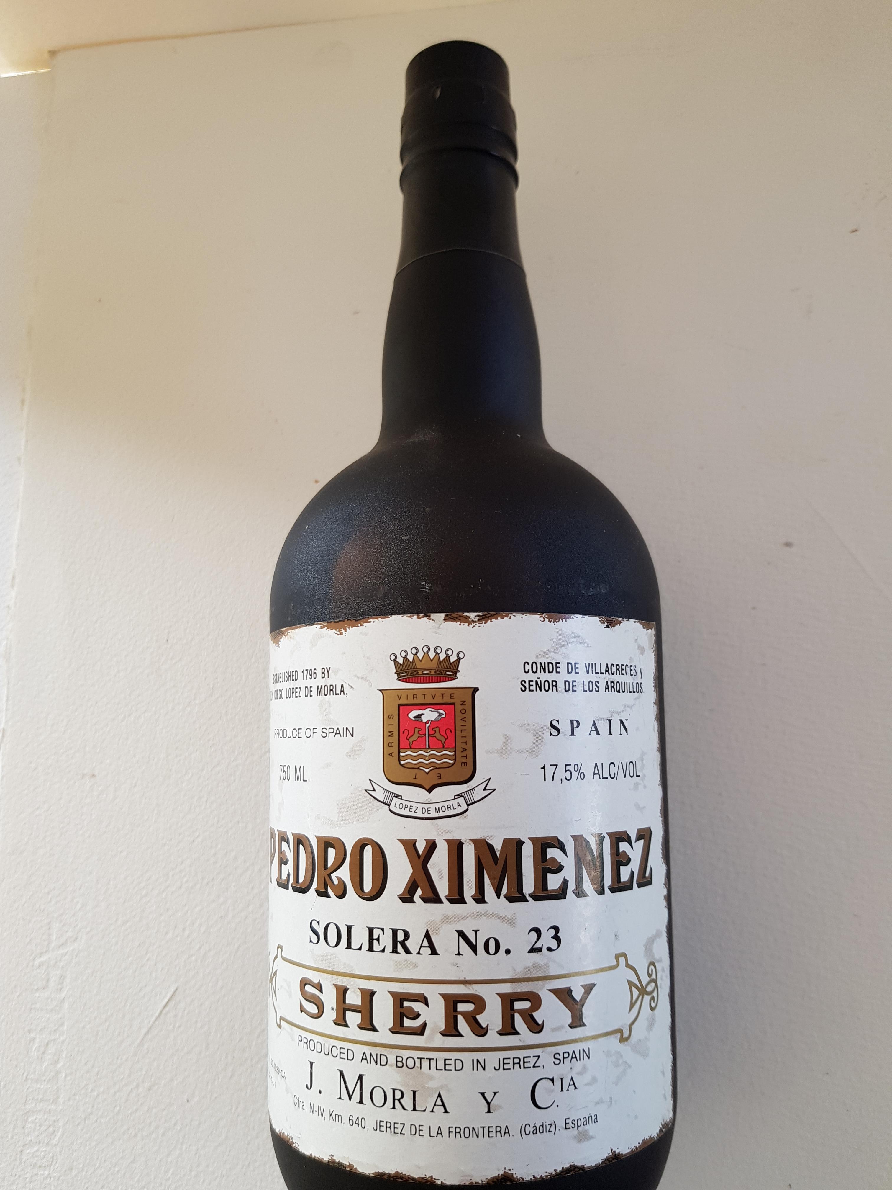 1970's Pedro Ximenez Solera No. 23 Sherry