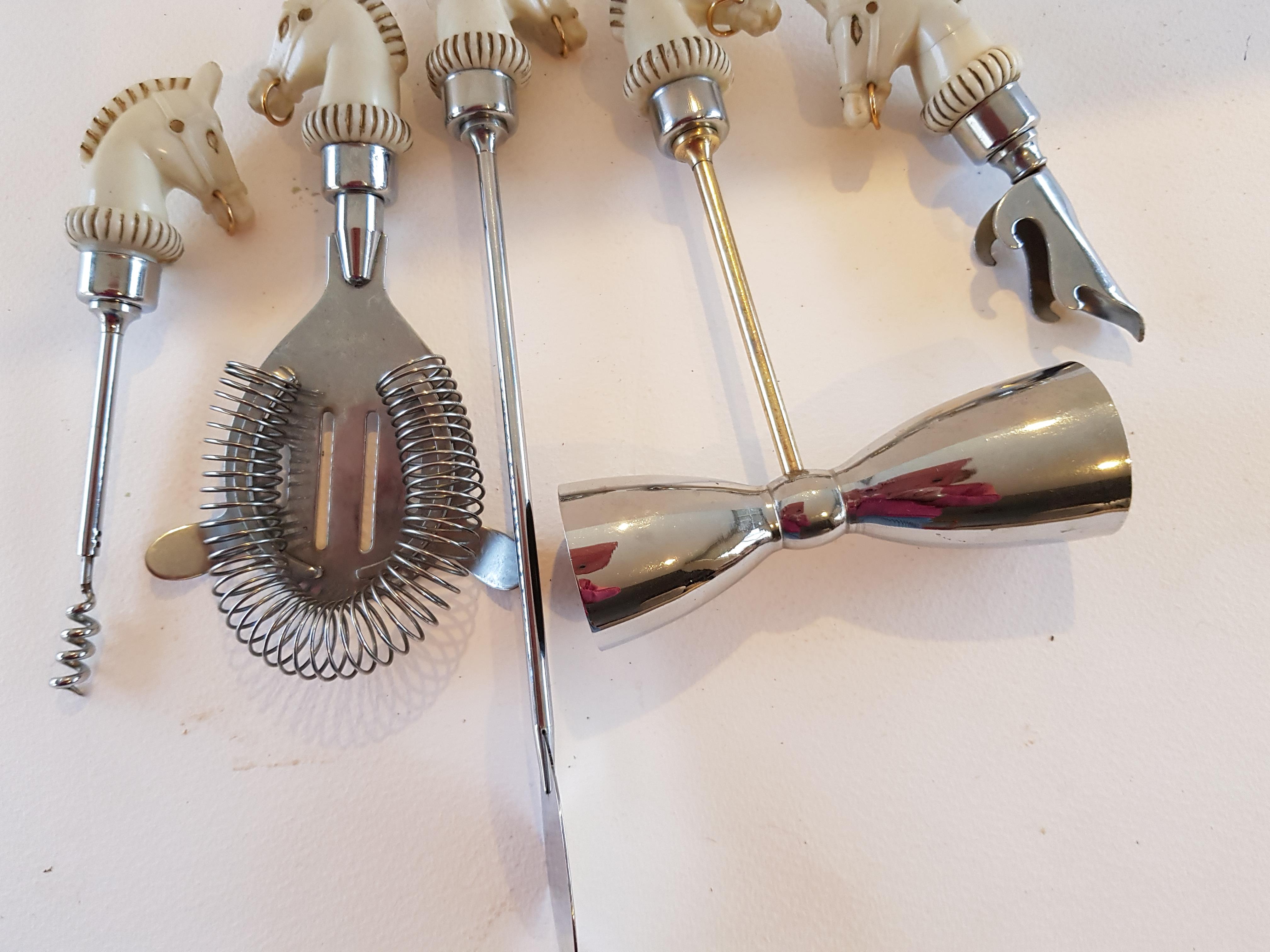 Unusual Horse's Head Cocktail Tools - Image 3 of 3