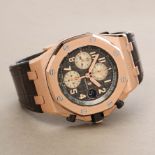 Audemars Piguet Royal Oak Offshore 26470.OR.OO.A125CR.01 Men Rose Gold Chronograph Watch