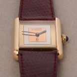 Cartier Must de Cartier 215806 Ladies Gold Plated Watch