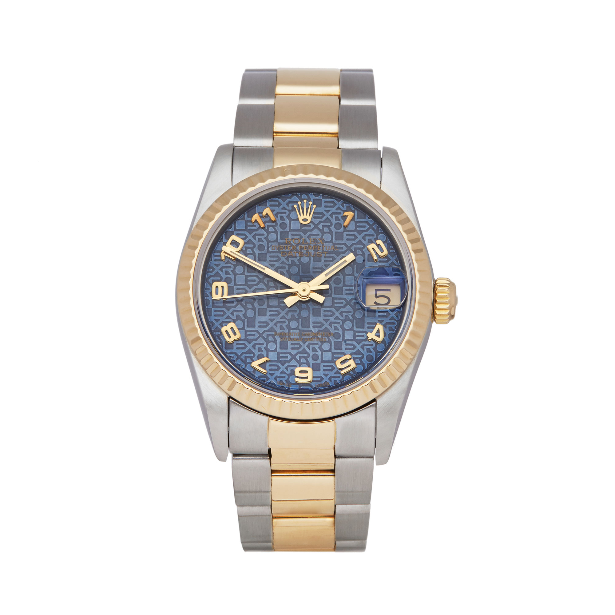 Rolex Datejust 31 68273 Ladies Stainless Steel & Yellow Gold Jubilee Dial Watch - Image 8 of 8