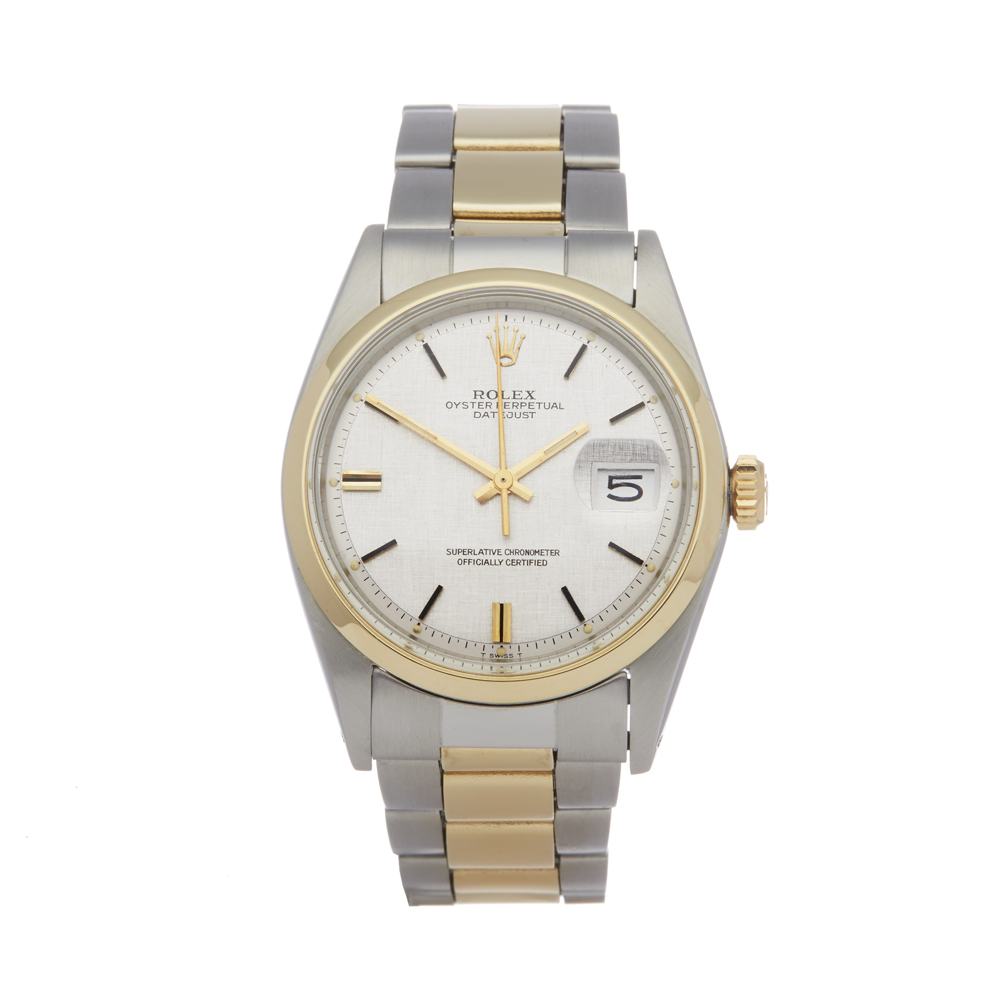 Rolex Datejust 36 1600 Men Stainless Steel & Yellow Gold Watch - Image 8 of 8