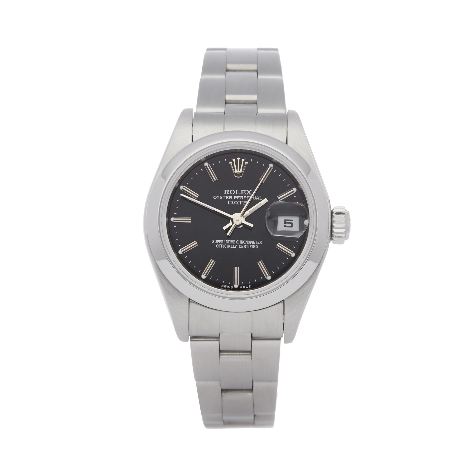 Rolex Oyster Perpetual Date 79160 Ladies Stainless Steel Watch - Image 6 of 6