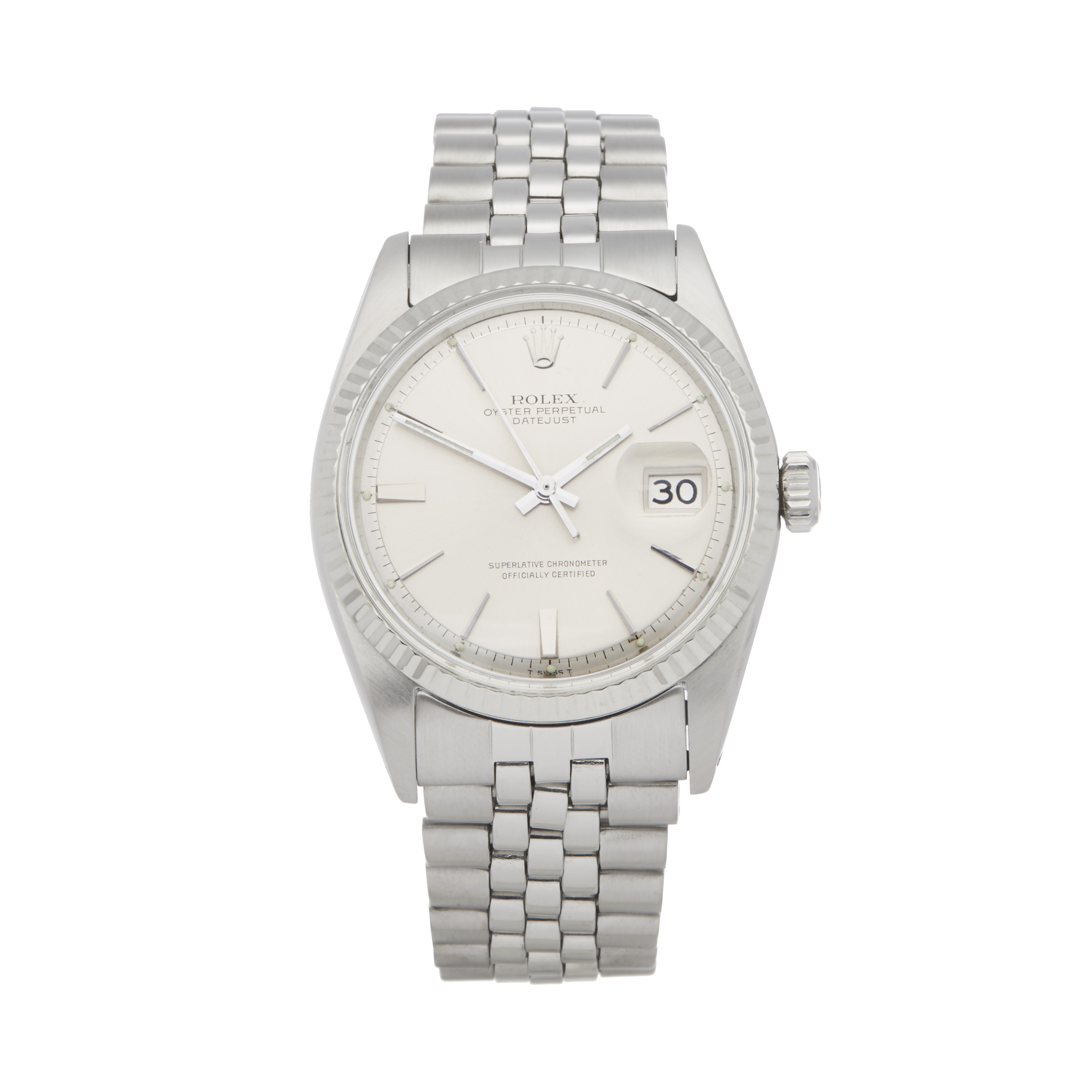 Rolex Datejust 36 1601 Men Stainless Steel Step DIal Watch - Image 8 of 8