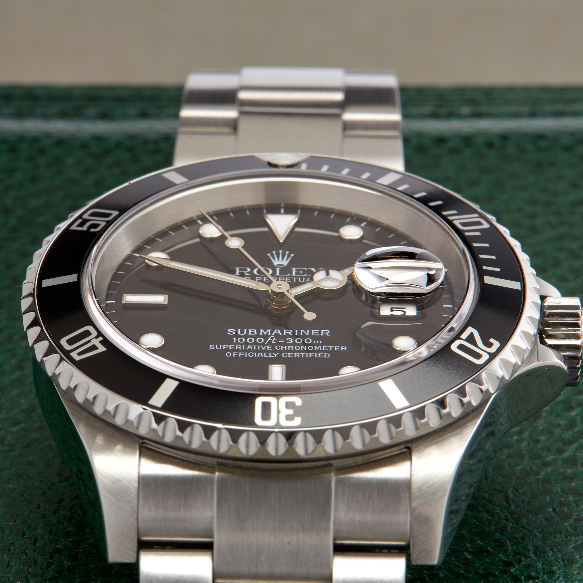 Rolex Submariner Date 16610 Men Stainless Steel Watch - Image 9 of 10