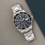 Rolex Submariner Date 16610 Men Stainless Steel Watch