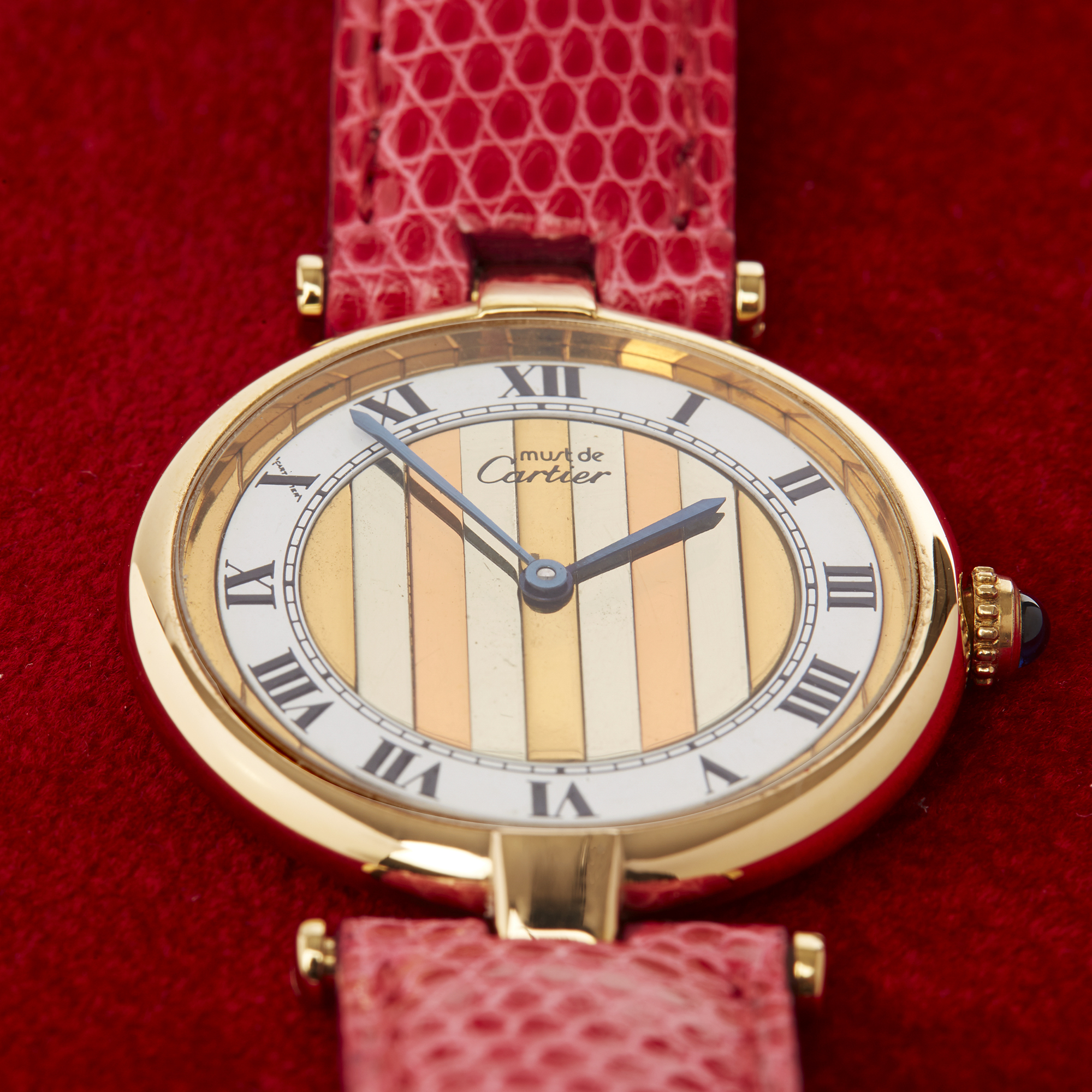 Cartier Must de Cartier Tri-Colour 35338 Ladies Gold Plated Watch