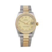 Rolex Datejust 31 68273 Ladies Stainless Steel & Yellow Gold Watch