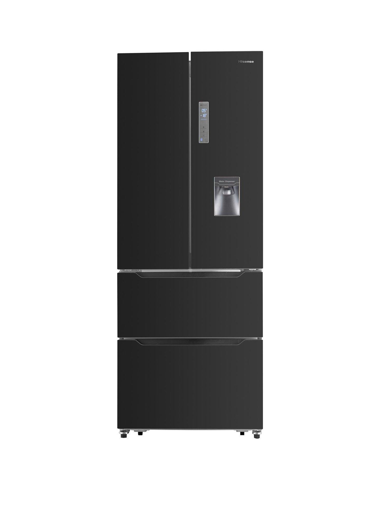 Hisense rf528n4wb1 fridge freezer [black] 187x71x71cm rrp: £922.0