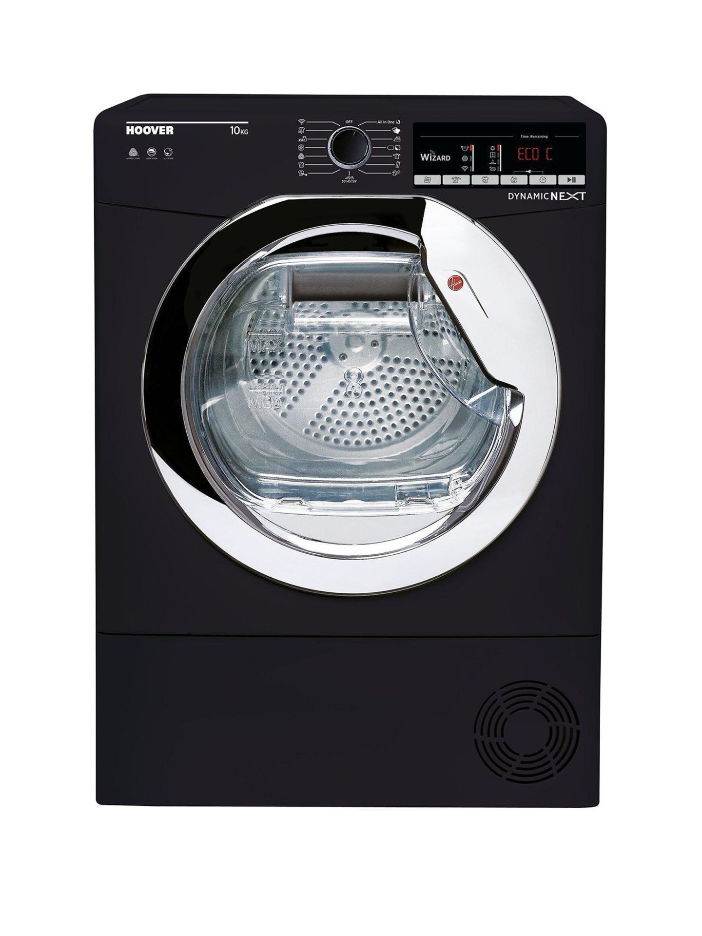 Hoover dxoc10tceb 10kg tumble drier [black/chrome] 85x60x60cm rrp: £550.0