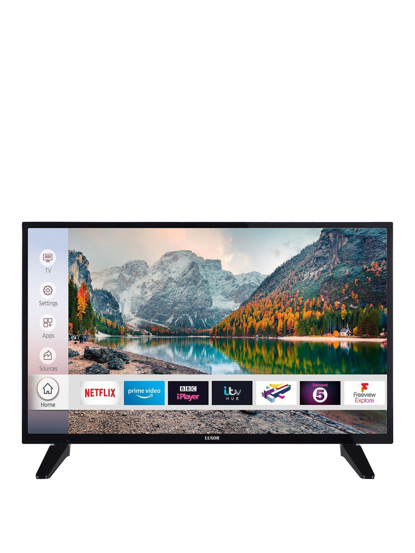 Luxor 32 inch full hd, freeview play, smart tv [black] 37x56x14cm rrp: £382.0