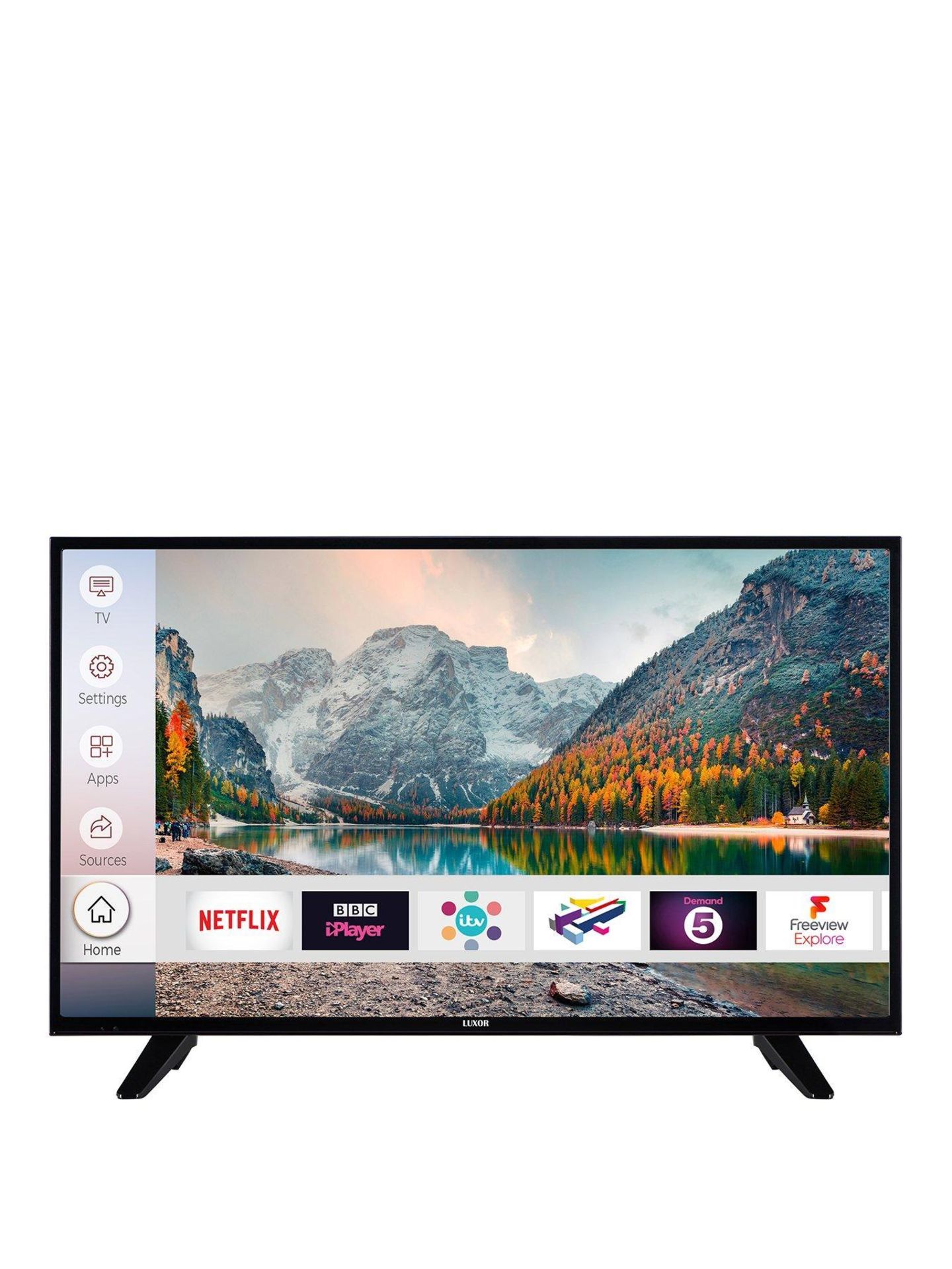 Luxor 43 inch full hd, freeview play, smart tv [black] 62x98x26cm rrp: £466.0