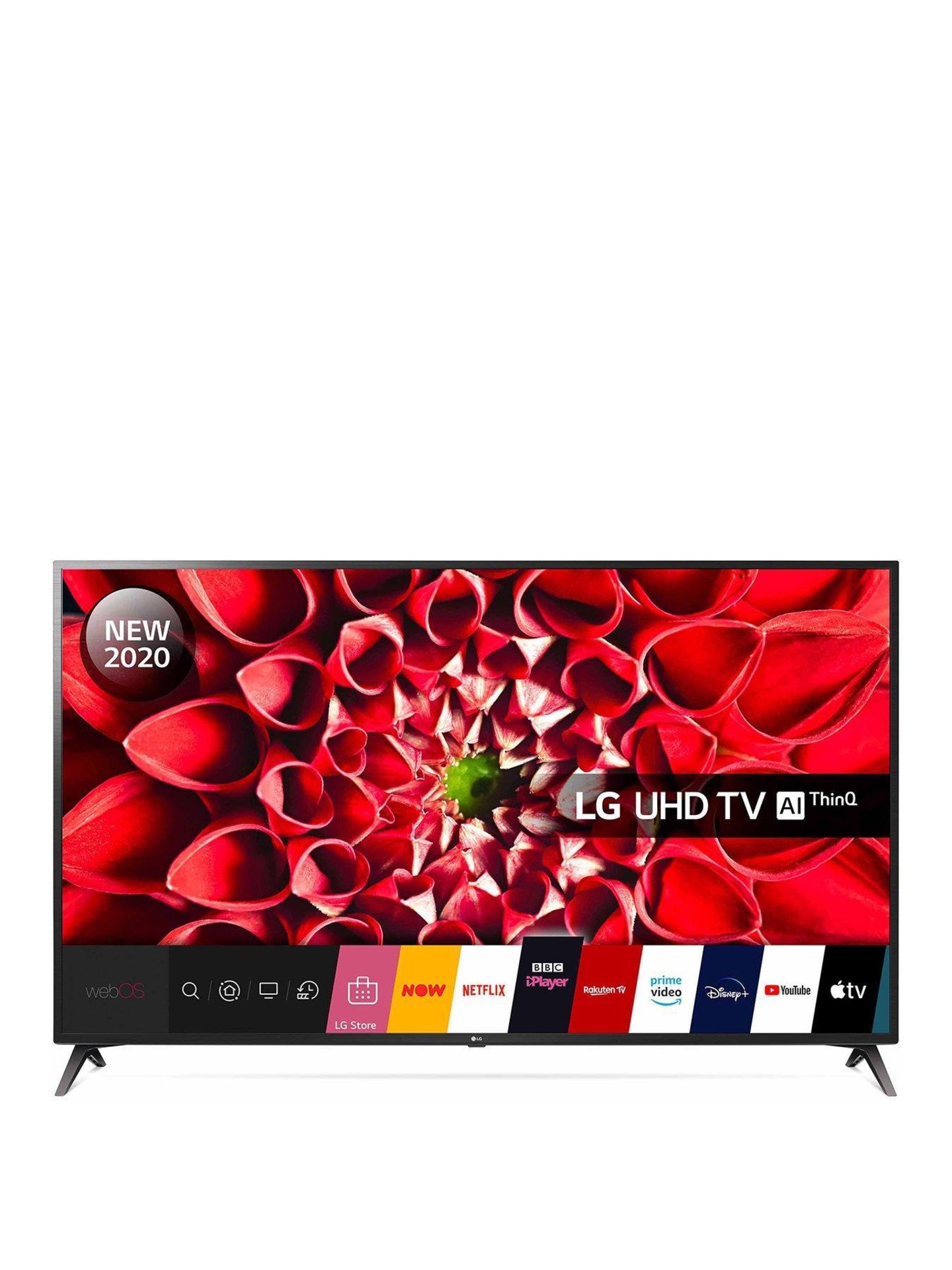 Lg 65un7100 65 inch ultra hd 4k, hdr, smart tv [black] 92x147x27cm rrp: £1090.0