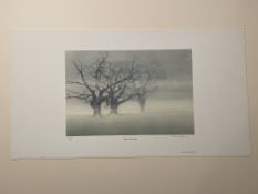 Martin Caulkin Signed Limited Edition Print, Misty Morning 1984.