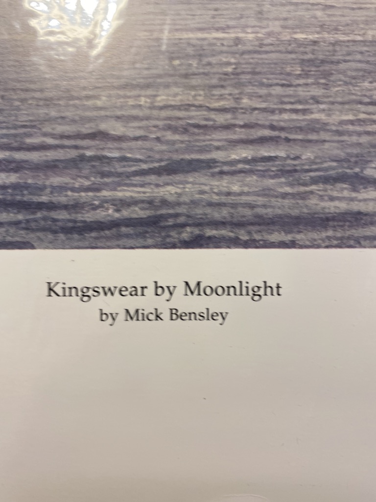 Kingswear By Moonlight By Mick Bensley Signed Limited Edition Print - Image 2 of 4