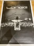 LANGE I Believe hand signed poster