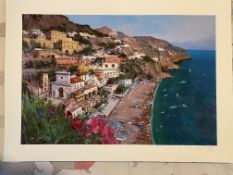 Antonio Iannicelli Signed Print 'Ischia'