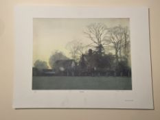 Martin Caulkin Signed Limited Edition Print, Evening 1984.