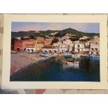 Antonio Iannicelli Signed print 'Positano' Collectable