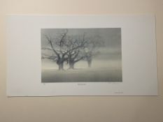 Martin Caulkin Signed Limited Edition Print, Misty Morning 1984.