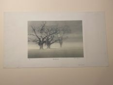 Martin Caulkin Signed Limited Edition Print, Misty Morning 1984.