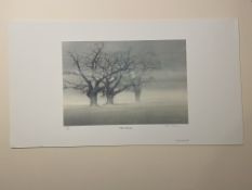 Martin Caulkin Signed Limited Edition Print, Misty Morning 1984.