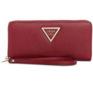 Guess Lauri Boxed Zip-Around Wristlet Colour Oxblood Rrp £48