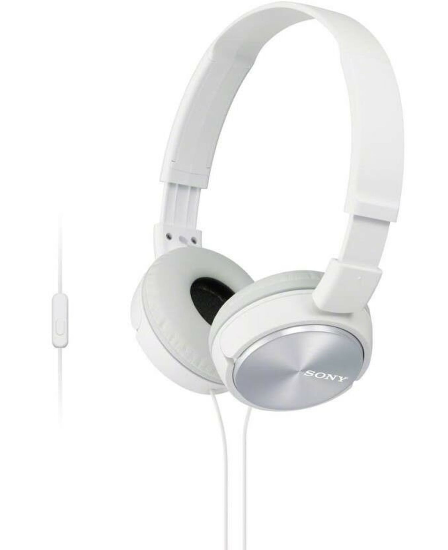 3 X Sony Mdr-Zx310 On-Ear Foldable Lightweight Dj Style Over-Head Headphones - White