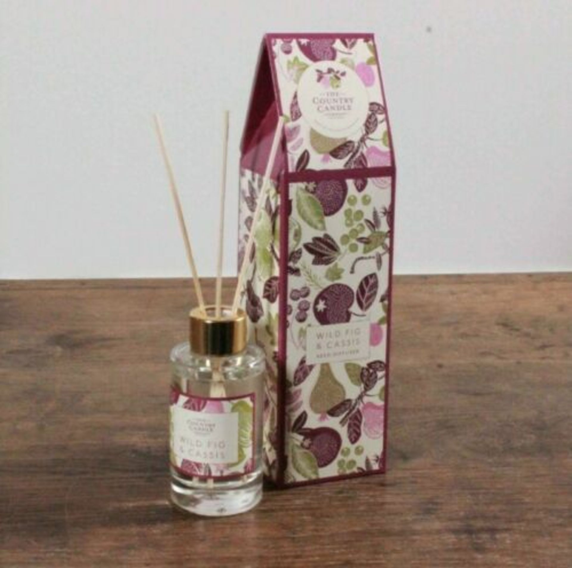 5 X The Country Candle Company Wild Fig & Cassis Reed Diffuser
