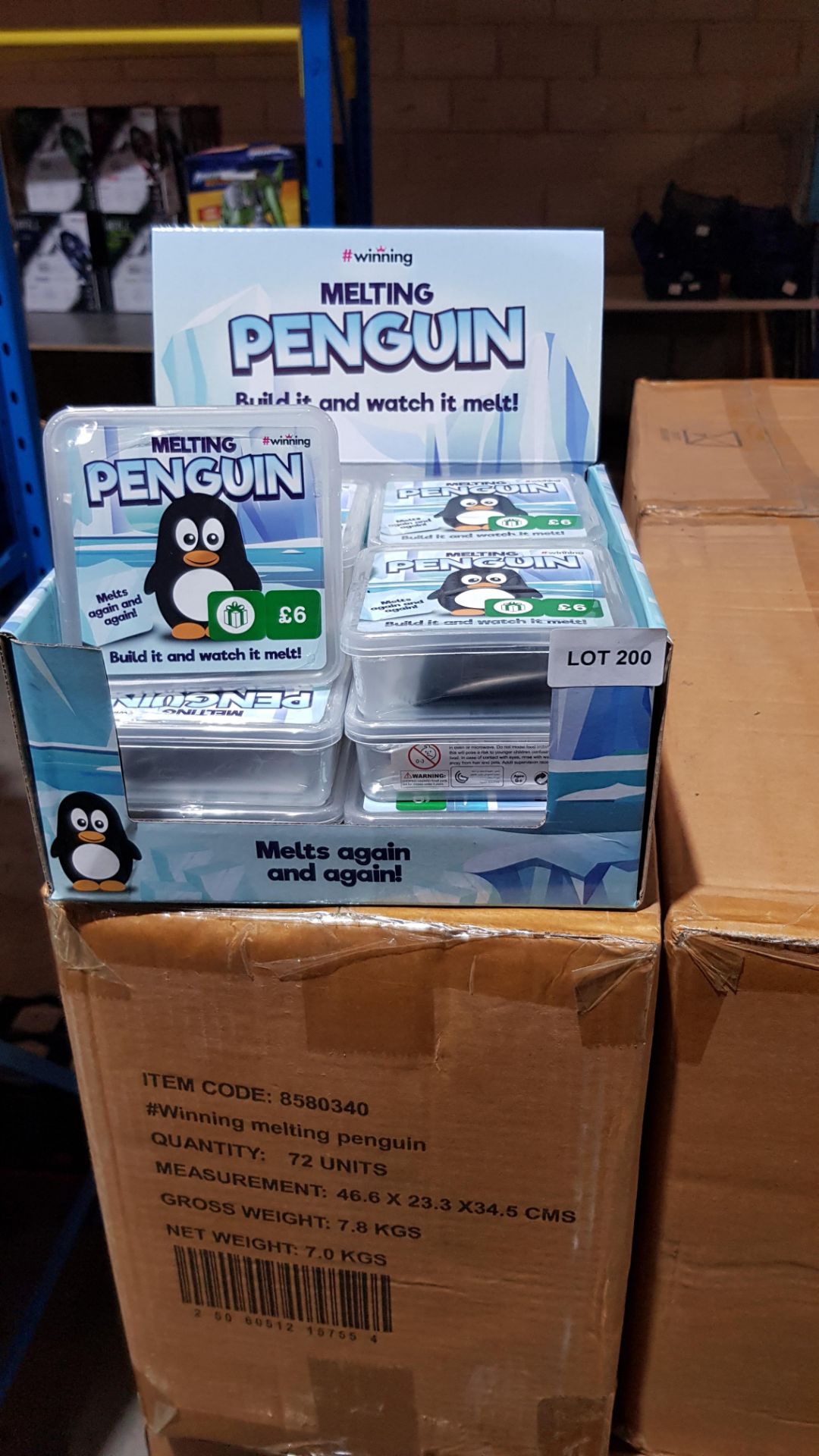 (R1G) 72 X #Winning (Boots) Melting Penguins (New / Sealed) RRP £6 Each (Combined RRP £432)