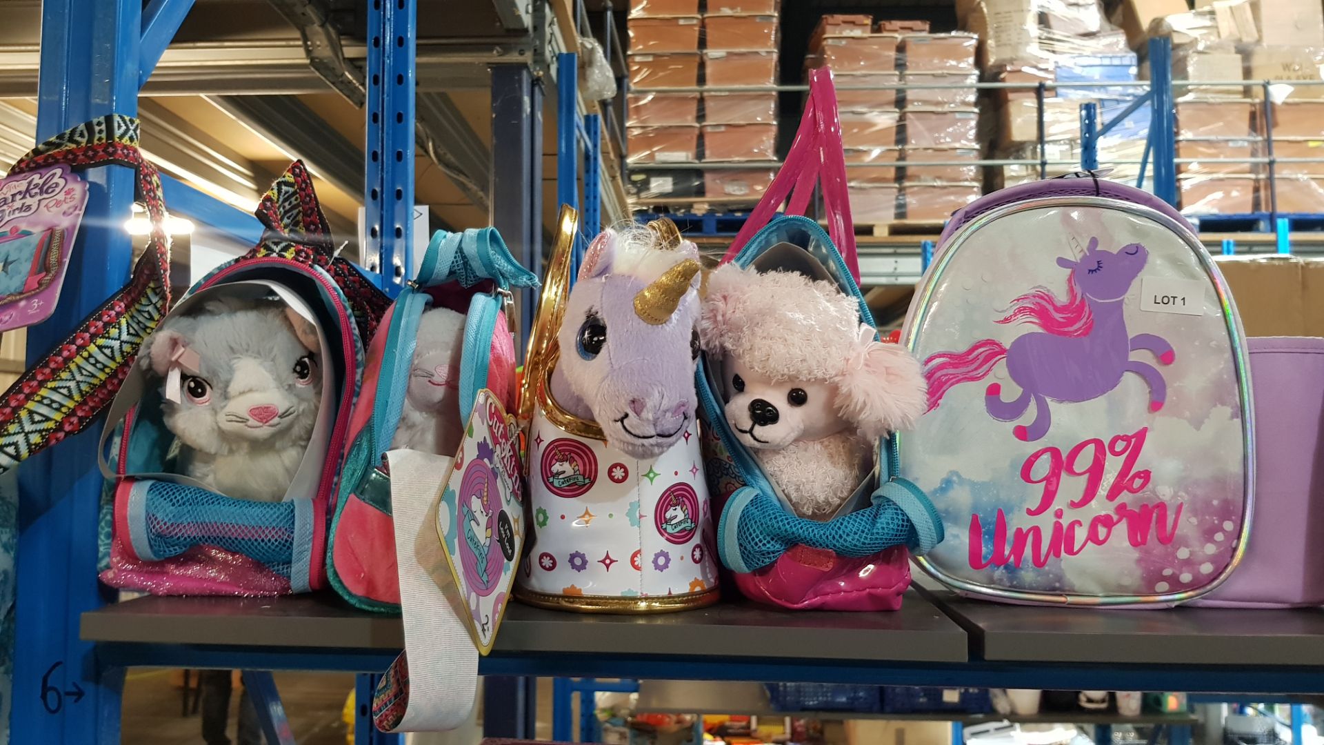 (R3P) 11 Items : To Include Funville Sparkle Girlz Pets Bags & Cute Kins Bag - Image 2 of 3