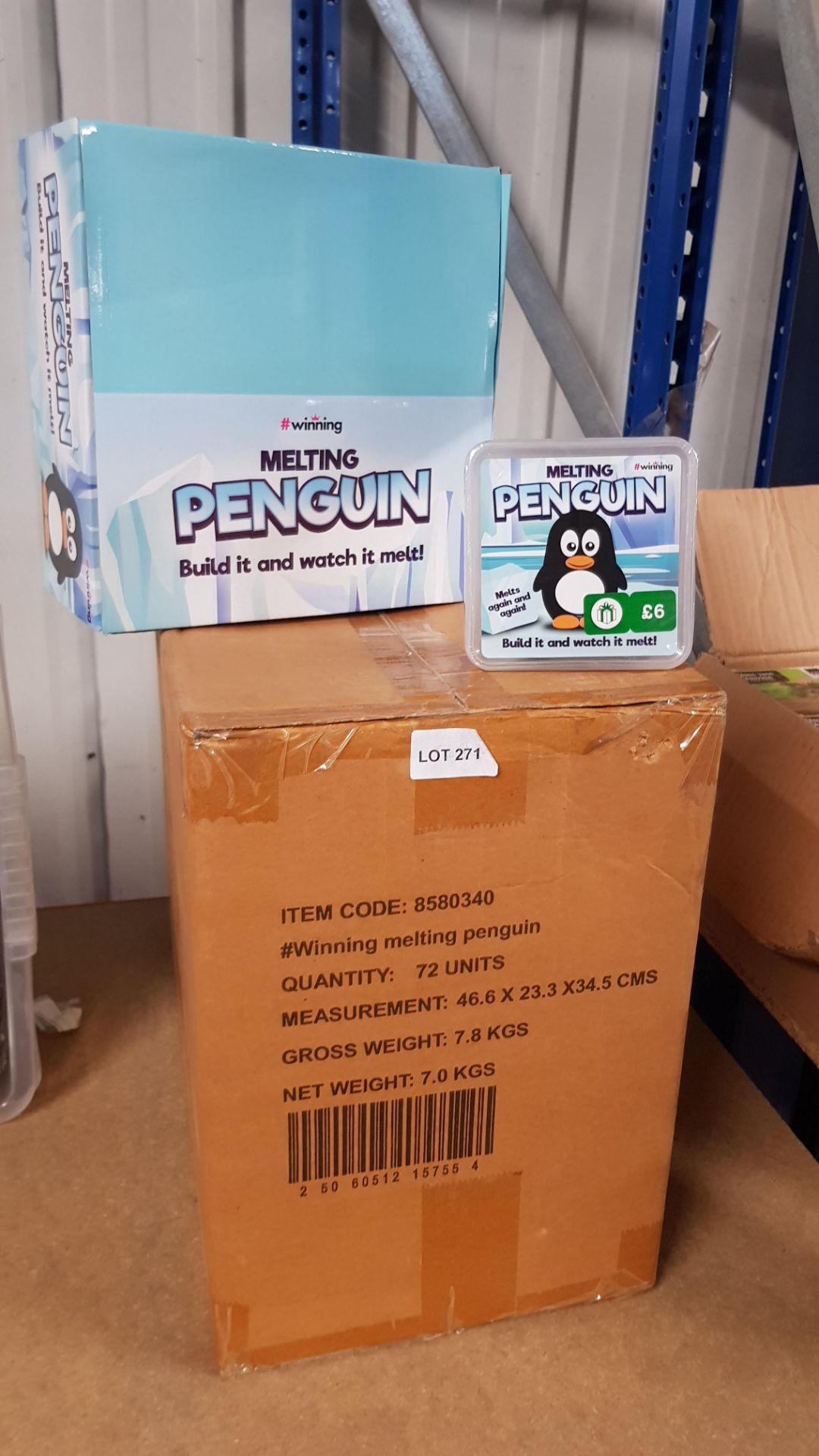 (R13D) 72 X #Winning (Boots) Melting Penguins (New / Sealed) RRP £6 Each (Combined RRP £432)