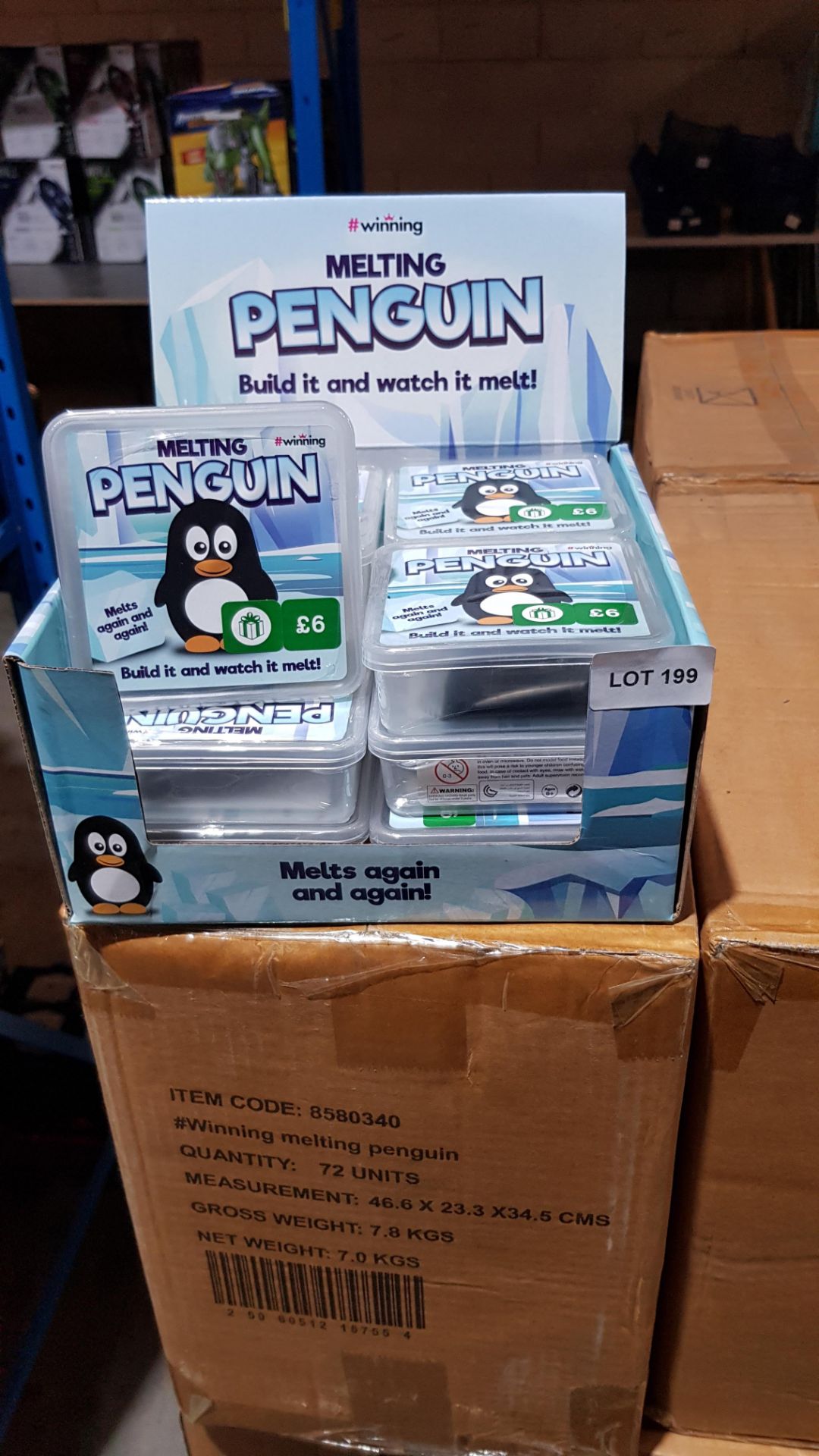 (R1G) 72 X #Winning (Boots) Melting Penguins (New / Sealed) RRP £6 Each (Combined RRP £432)