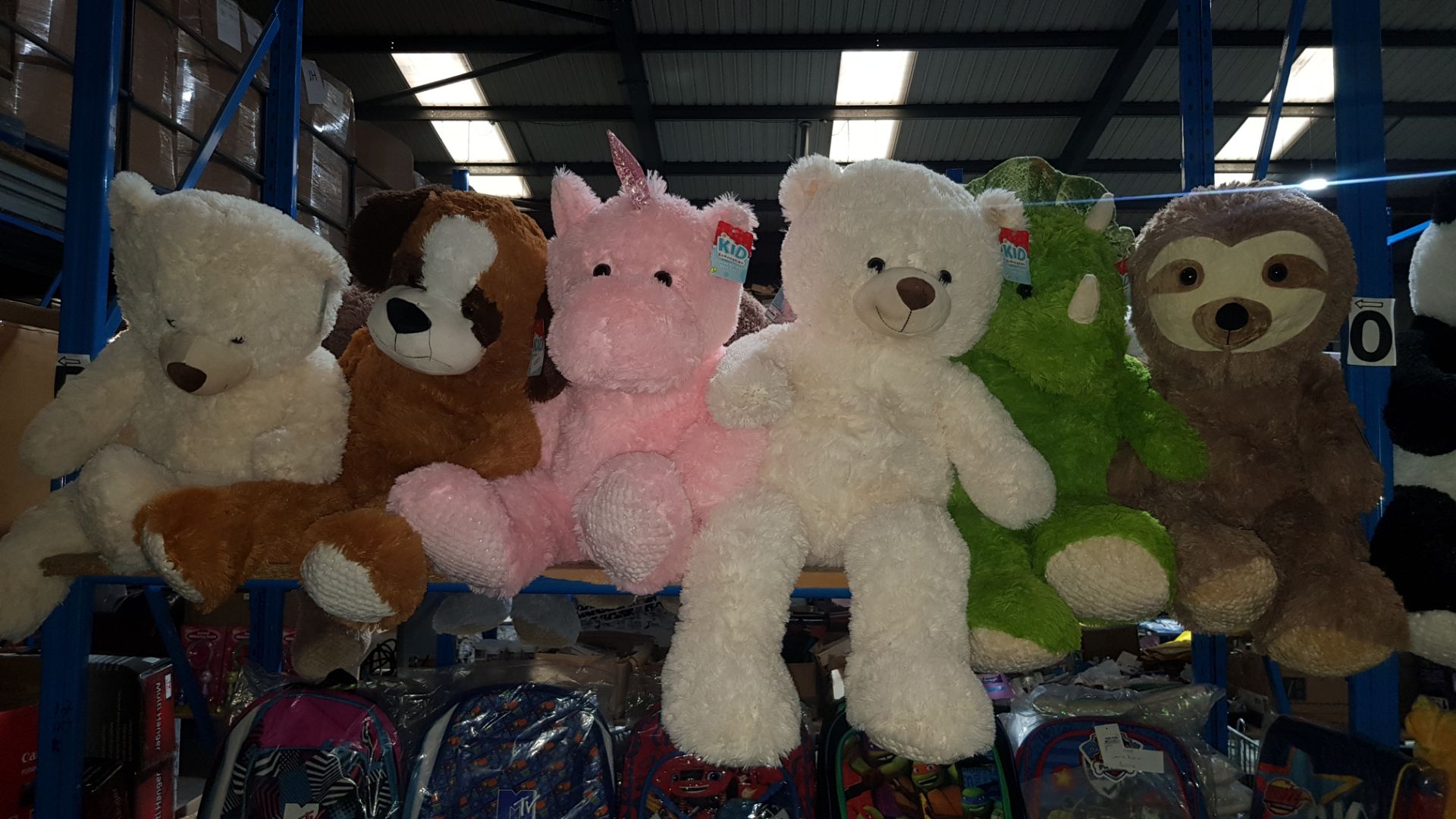 (R7O) 6 X Large Kid Connection Soft Toys