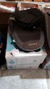 (R6P) 3 Items : 2 X Well Being Shiatsu Massager Triple Mode Back Massage Chair & 1 X Homedics Massa