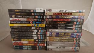 32 X Mixed DVDÕs (All New / Sealed) . To Include Take Down, Cabin Fever, Spy, Mad Max & Spectre