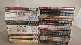 32 X Mixed DVDÕs (All New /Sealed). To Include Camino, Hatton Gardens, Room, How To Be Single & You