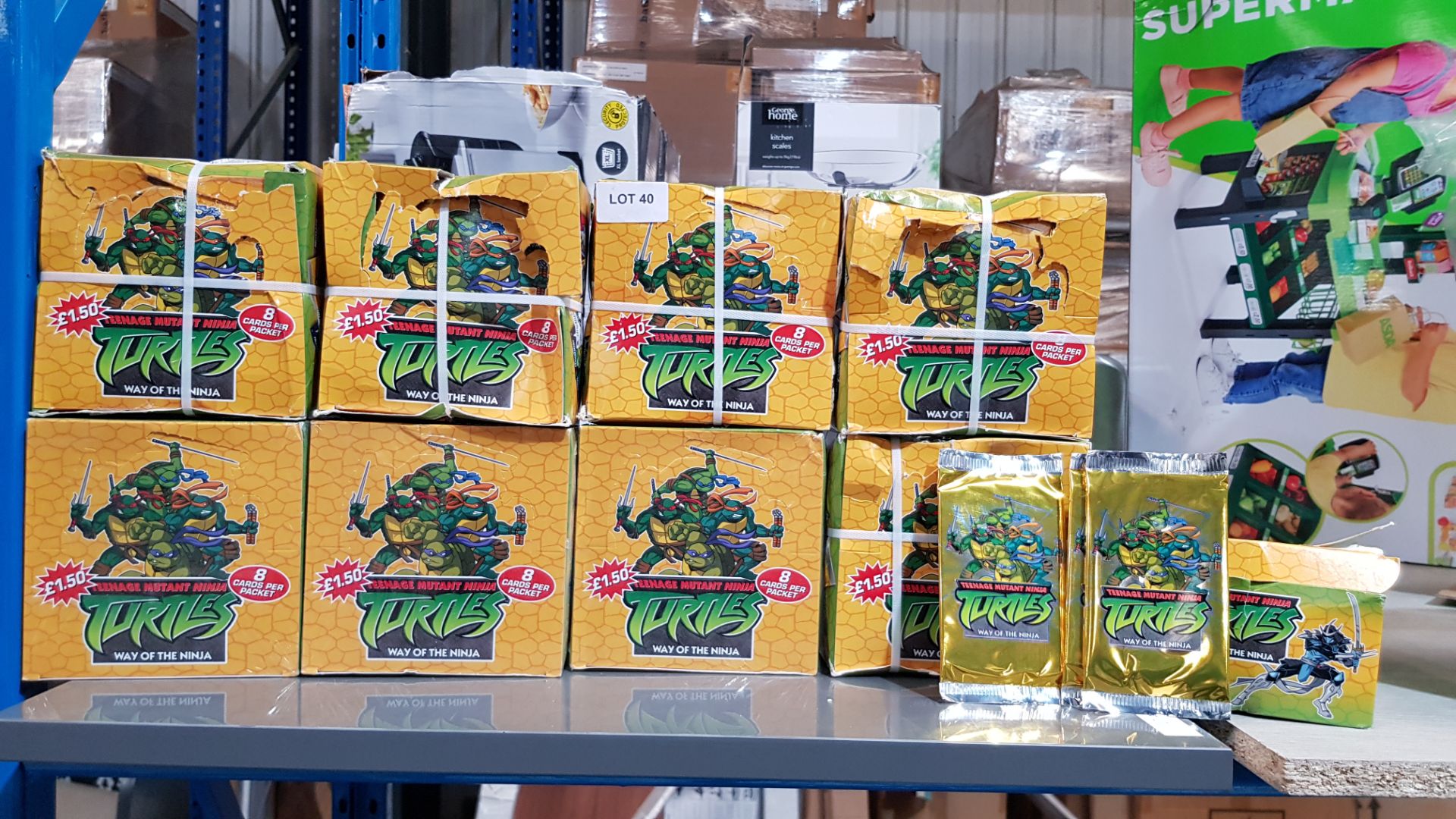 (R7G) 9 X Teenage Mutant Ninja Turtles Way of The Ninja (2010) Trading Card Packs (24 Packs Per Box