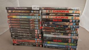 32 X Mixed DVDÕs (All New / Sealed). To Include Vikingdom, Ultimate Gangsters Box Set, The Lost Boy