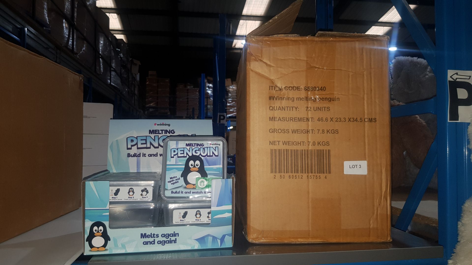 (R7P) 72 X #Winning (Boots) Melting Penguins (New / Sealed) RRP £6 Each (Combined RRP £432)