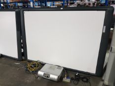 Promethean ActivBoard, with Promethean PRM-30 multi media projector